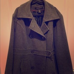 Lane Bryant Gray Peacoat